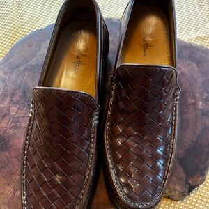 Dark Brown Cole Haan Leather Slip On Loafers. Excellent Condition.